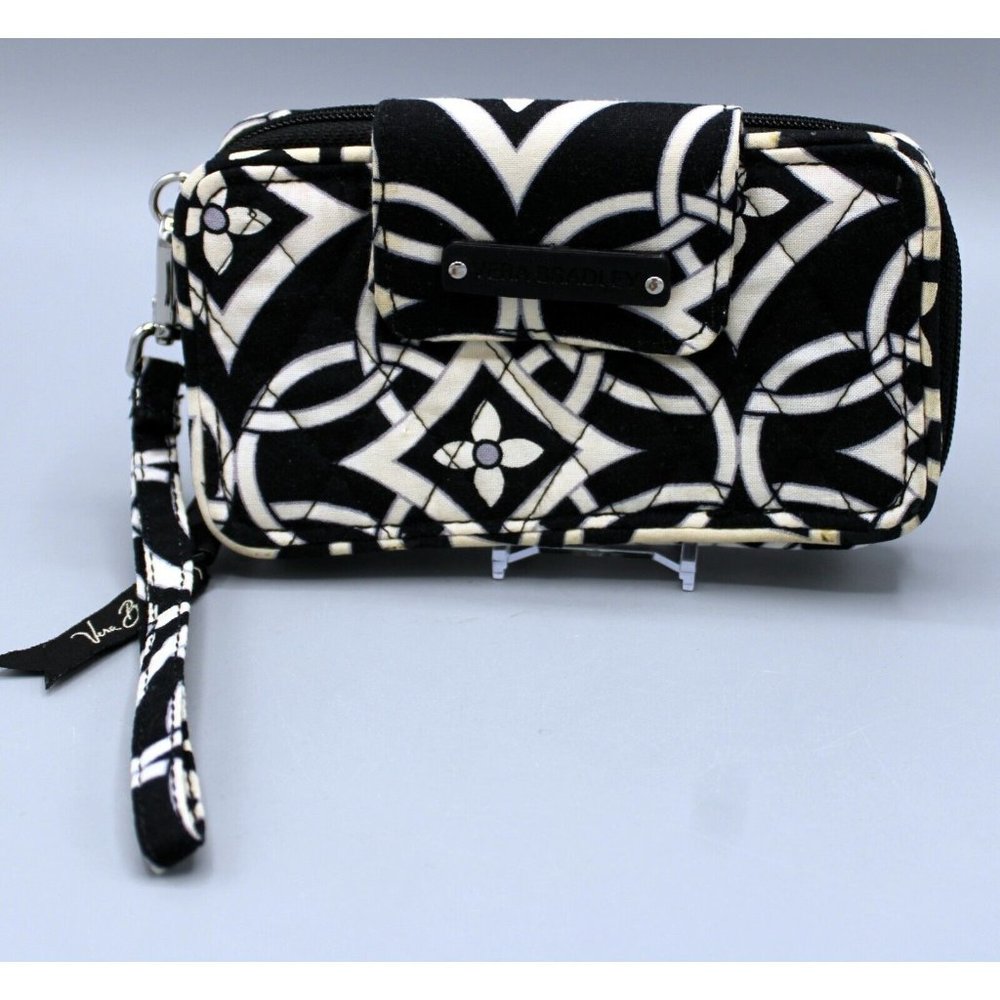 Vera Bradley Wristlet Zip Around Wallet Clutch Small Purse Concerto Pattern